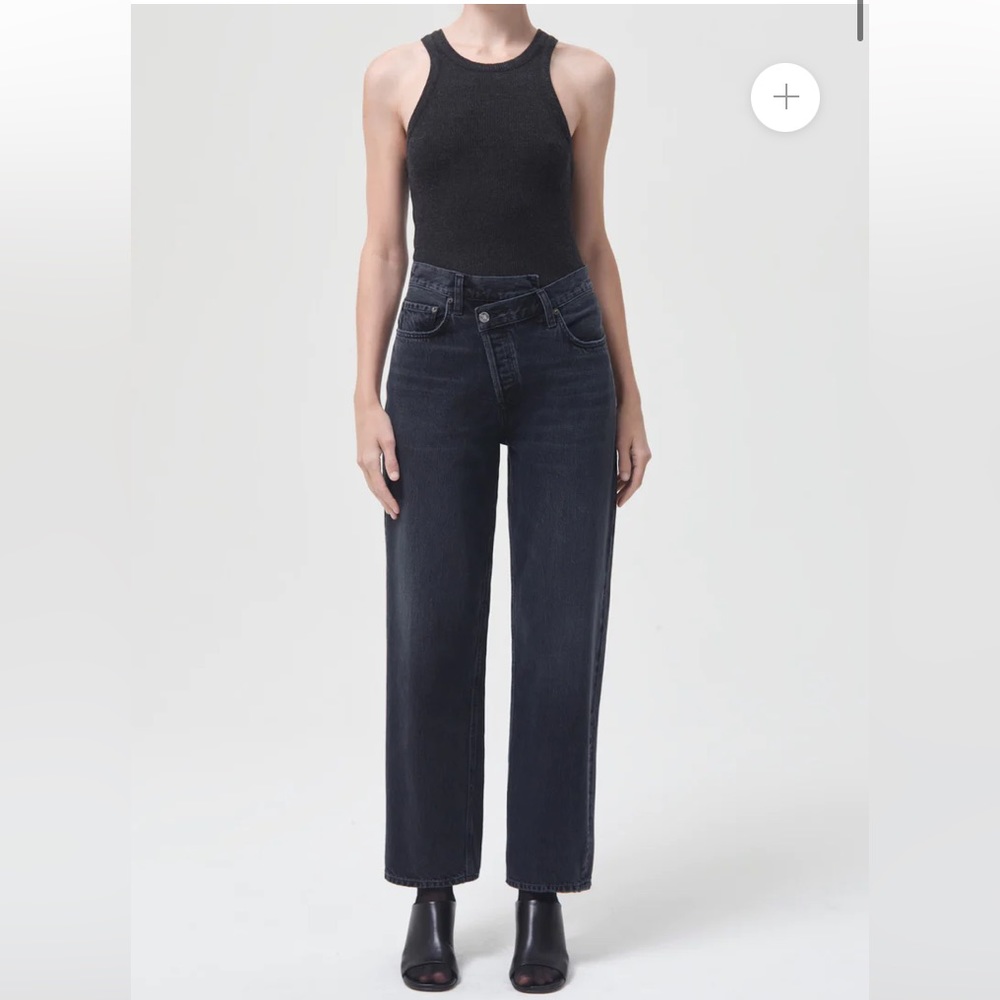 Agolde CRISS CROSS UPSIZED JEAN IN SHAMBLES Size 31